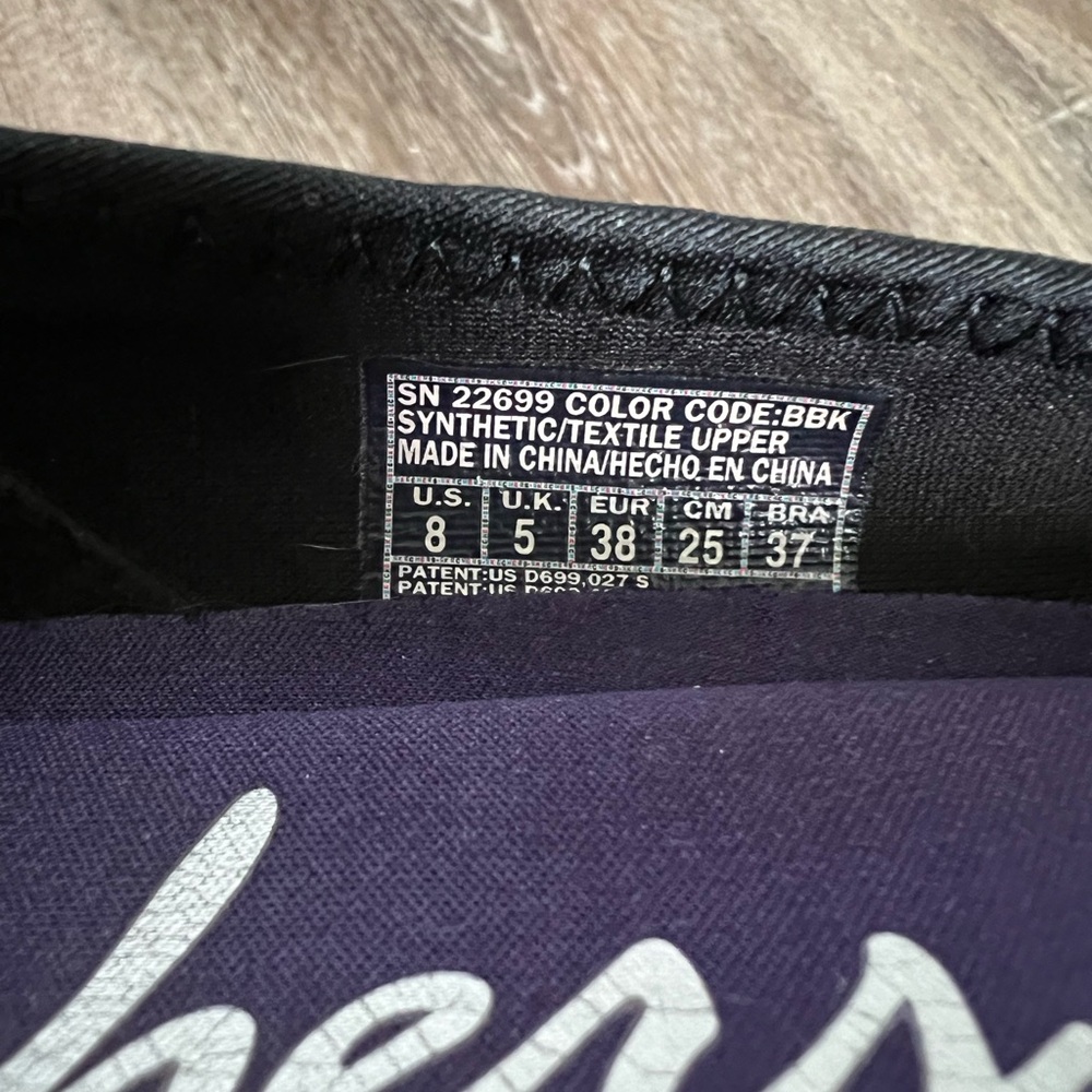 Skechers Black Slip-On Flats with Breathable Mesh - Picture 6 of 6